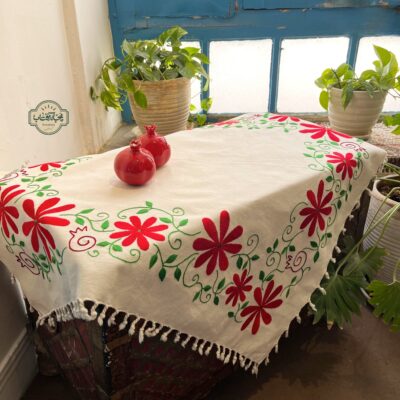 رومیزی انار پنجه آفتاب